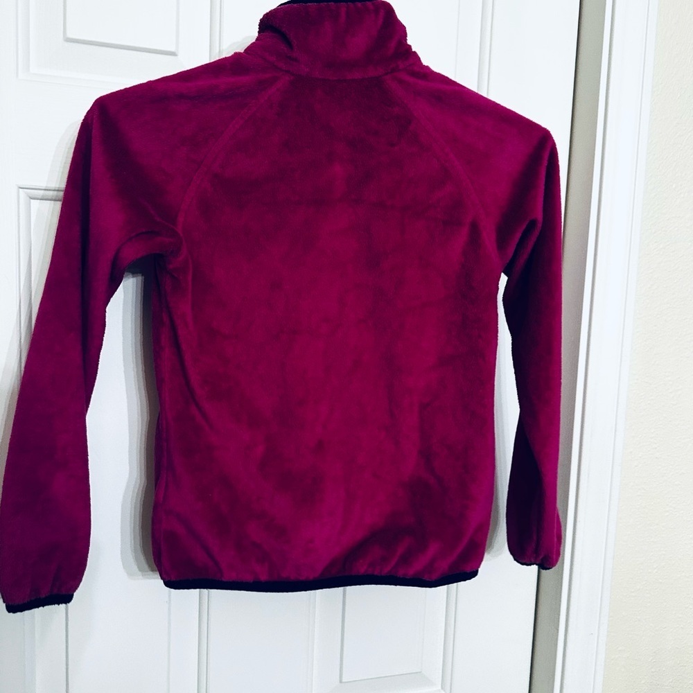 Columbia Girls Zip-Up Fleece Jacket- S (7/8) - Picture 2 of 3